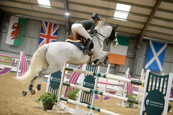 Annabel Shields is victorious in the Winter Grand Prix at Northcote Stud